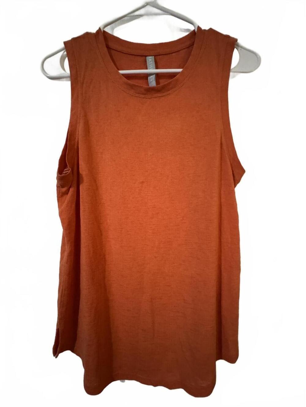 Athleta Sleeveless Orange Tank Top -Size Medium